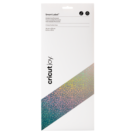 Vinyle inscriptible Smart Label™ Cricut Joy™ – Permanent, argent holographique