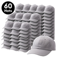Cricut Ball Cap Hat Blank, Grey (60ct)