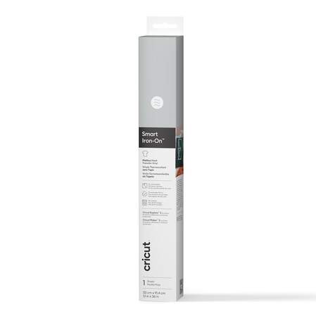 Smart Iron-On&trade; Matless Heat Transfer Vinyl (3 ft) - Silver