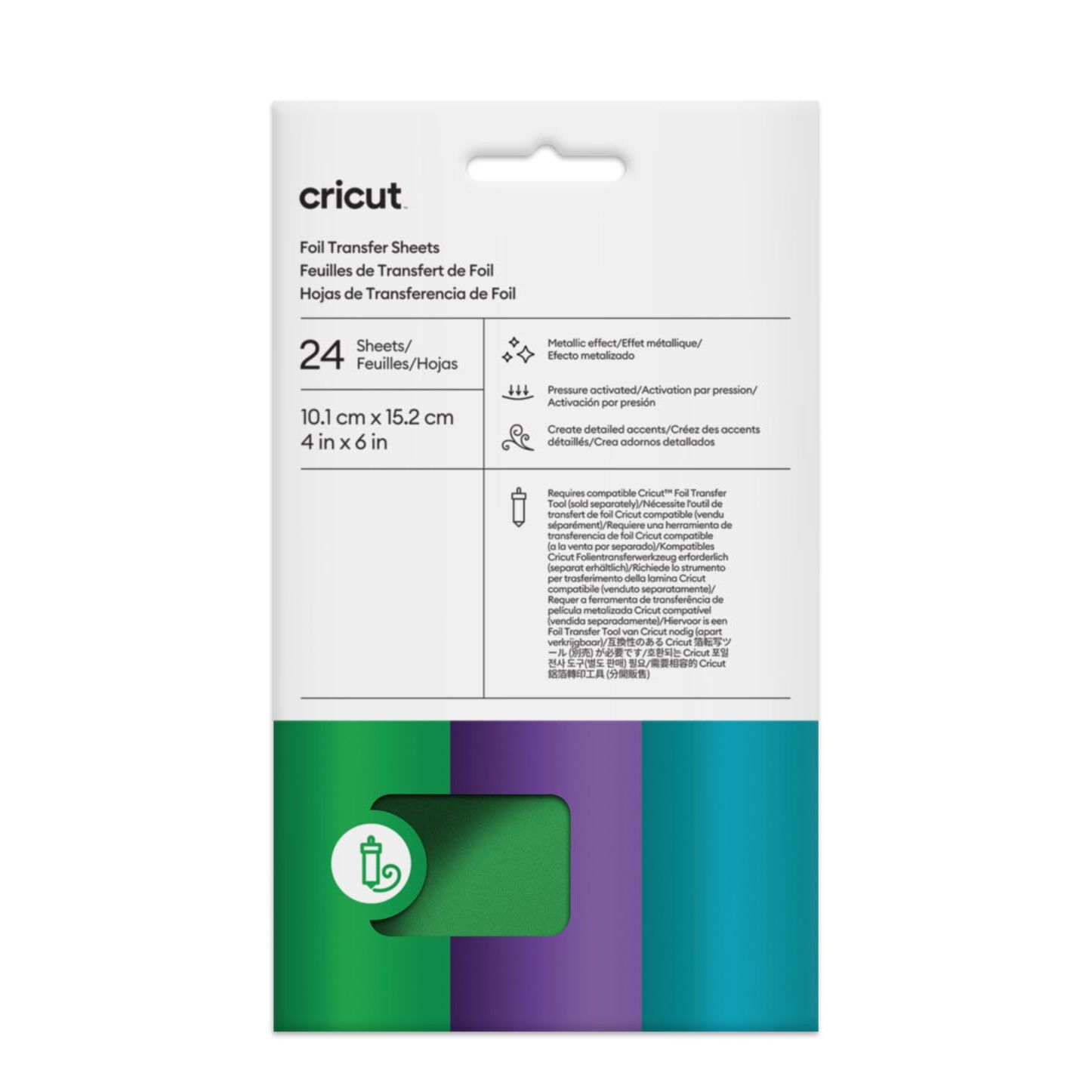 Cricut™ Foil Transfer Sheets Sampler | Jewel | 24 Count