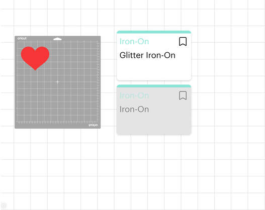 Glitzer Iron-On, Standardfarben-Musterset (3 Stk.)