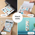 Printable Waterproof Holographic Sticker Set &ndash; A4 (10 ct)