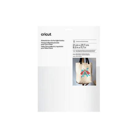 Thermocollant imprimable pour tissus clairs – A4 (5 feuilles) Thermocollant imprimable pour tissus clairs – A4 (5 feuilles)