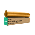 Glitzer Iron-On im Vorteilspack (25,4 cm x  2,4 m &ndash; 10 Zoll x 8 Fu&szlig;), Gold
