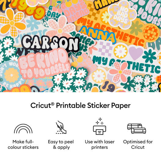 Bedruckbares Aufkleberpapier f&uuml;r Laserdrucker &ndash; A4 (25 Stk.), Wei&szlig;