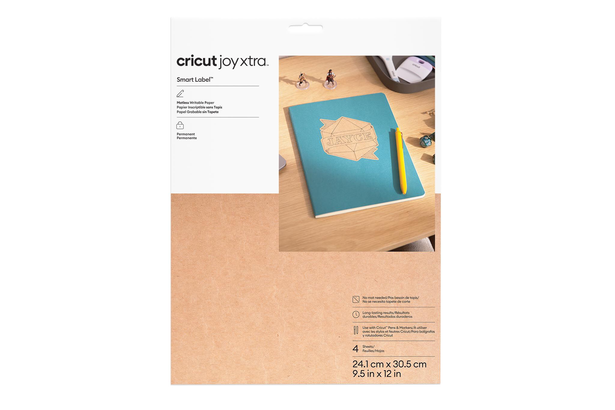 Cricut™ Joy Xtra™ Smart Label™ Matless Writable Paper (4 Count)