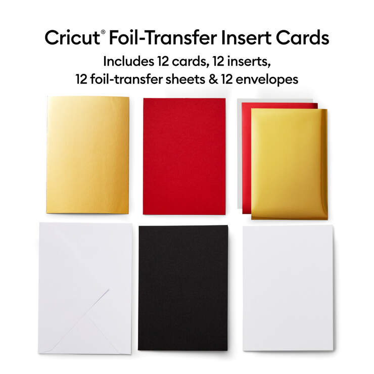 Foil Transfer Insert Cards, Royal Flush Sampler - R40 (12 ct)
