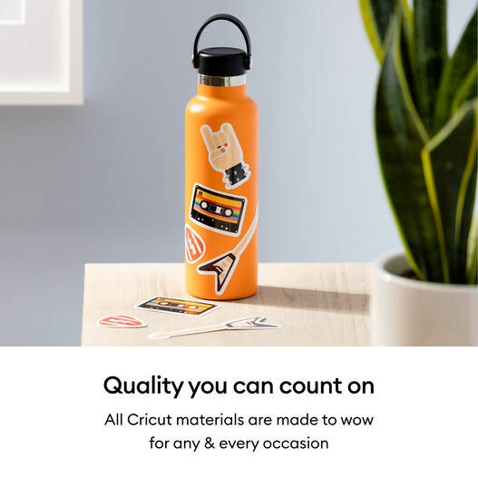 Bedruckbares, wasserfestes, holografisches Aufkleberset&nbsp;&ndash; A4 (5&nbsp;Stk.), Wei&szlig;