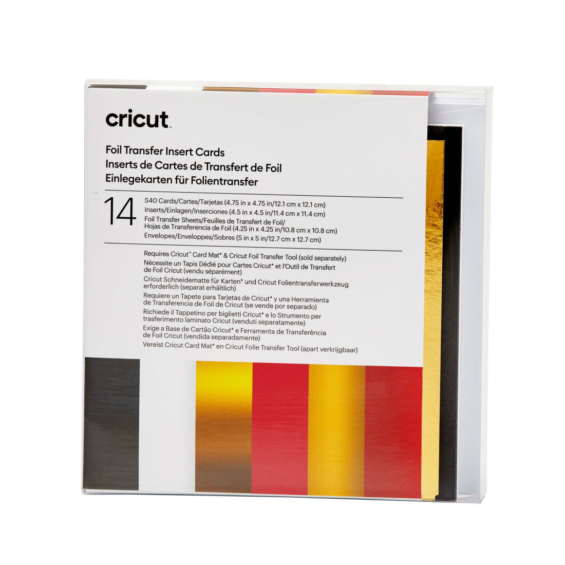 Einlegekarten Für Folientransfers, Royal-Flush-Musterset – S40 (14 Ct)