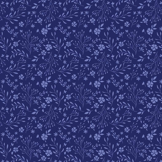 Premium Vinyl™ Patterned Sampler, In Bloom Blue - Removable