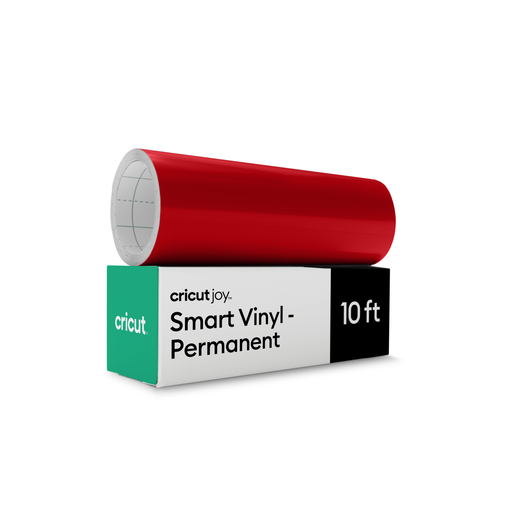 Cricut Joy™ Smart Vinyl™ – permanentes Vinyl ohne Schneidematte (3 m / 10 Fuß), Rot