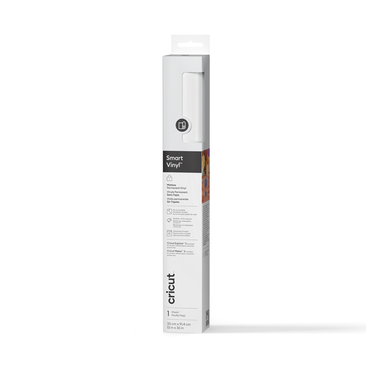 Smart Vinyl™ Matless Permanent Vinyl (0.9m / 3 ft), White