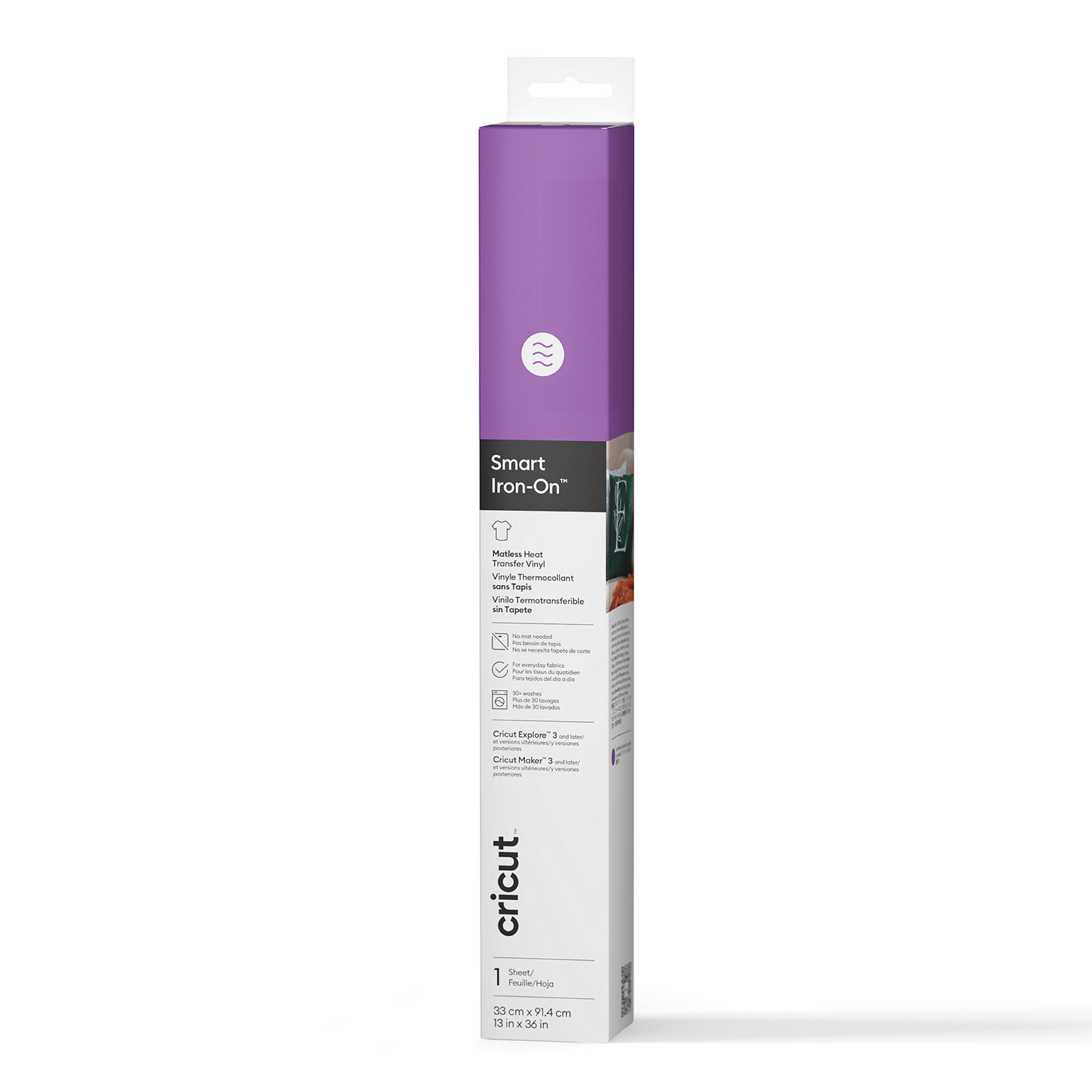 Smart Iron-On Vinyl Ohne Schneidematte (33 Cm X 91,4 Cm / 13 Zoll X 36 Zoll) Lavendel | Lavender