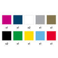 Vinyle thermocollant sans tapis Smart Iron-On™, collection Variety (0,3 m / 12 po) (12 pièces)