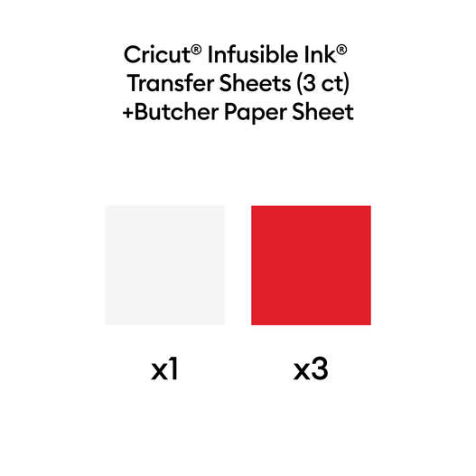 Infusible Ink&trade;-Transferfolien (2 St&uuml;ck), Schwarz