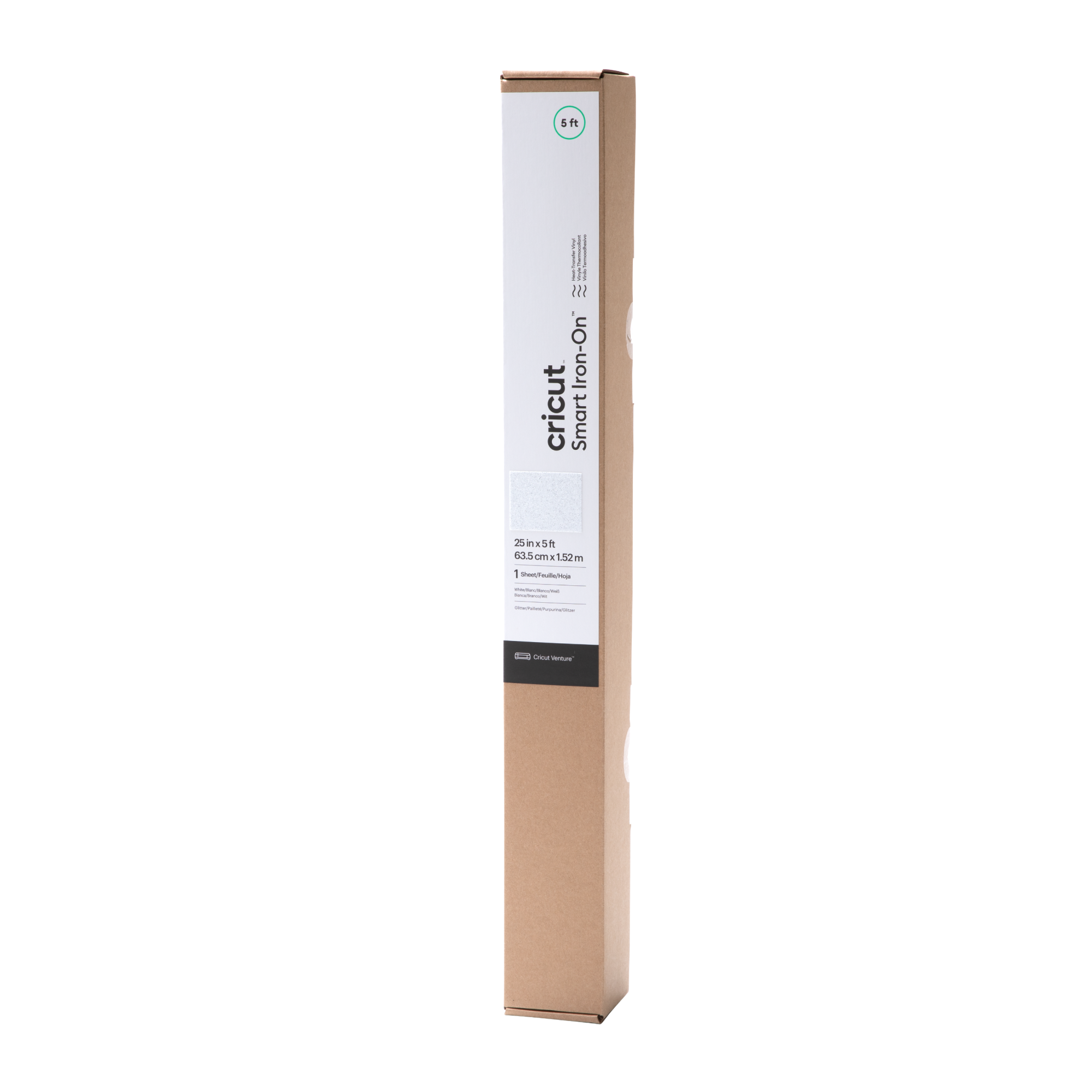 Smart Iron-On, Glitzer, Weiß, 1,5 M | White