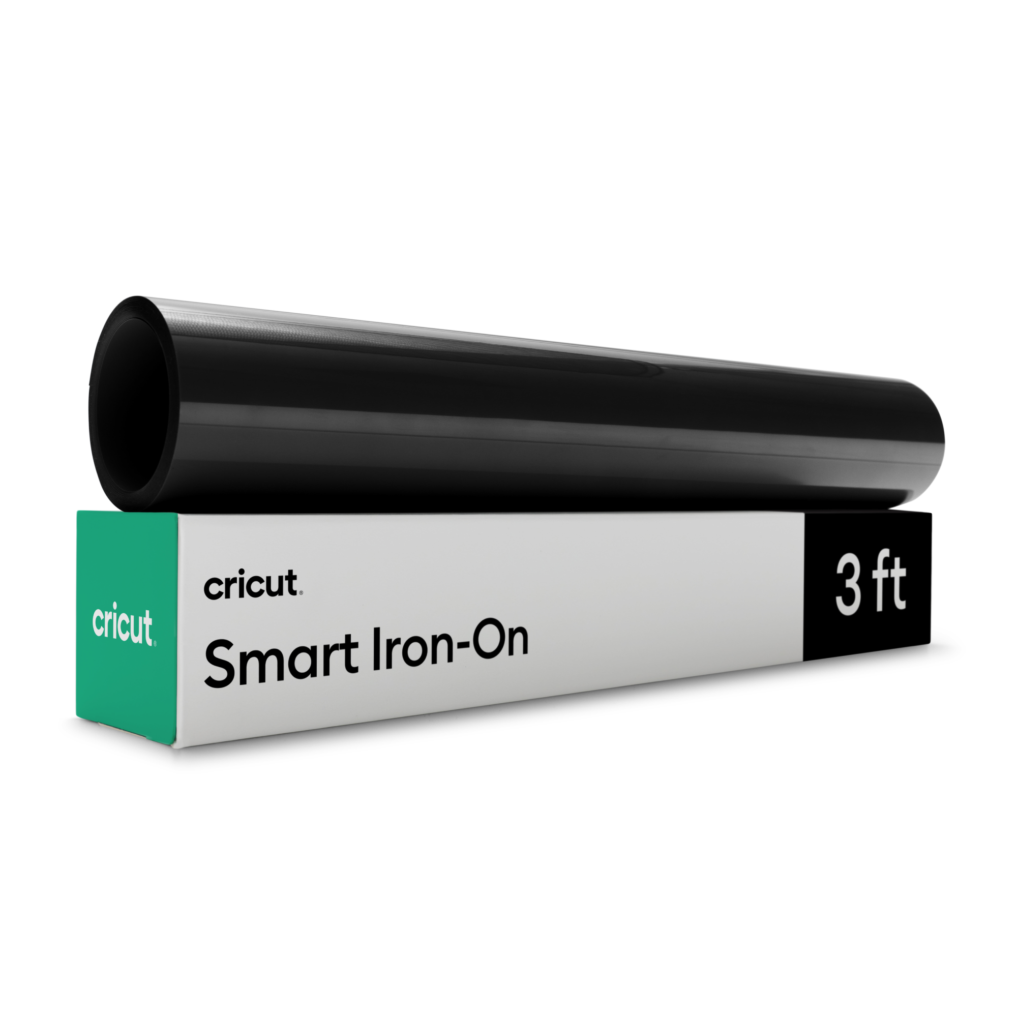 Cricut Smart Iron-On Matless Heat Transfer Vinyl (13 in x 3 ft) | Black