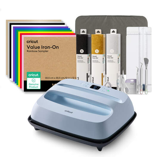 Cricut EasyPress&trade; 3 - 30 cm x 25 cm / 12 in x 10 in + Everything Iron-On Bundle