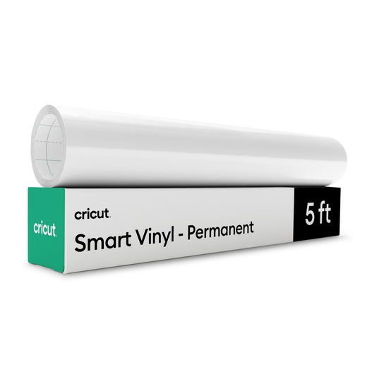 Smart Vinyl™ Matless Permanent Vinyl (1.5m / 5 ft), White
