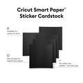 Smart Paper™ Farbkarton für Aufkleber, Schwarz