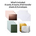 Cricut Joy™ Foil Transfer Insert Cards, Forest Grove Sampler - A2 Cricut Joy™ Foil Transfer Insert Cards, Forest Grove Sampler - A2