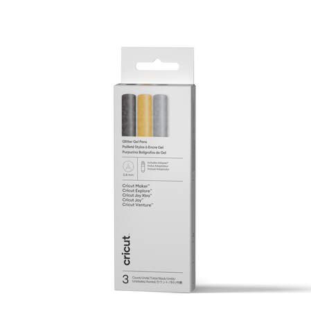 Glitzer-Gelstiftset, leuchtende Farben (5 Stk.)