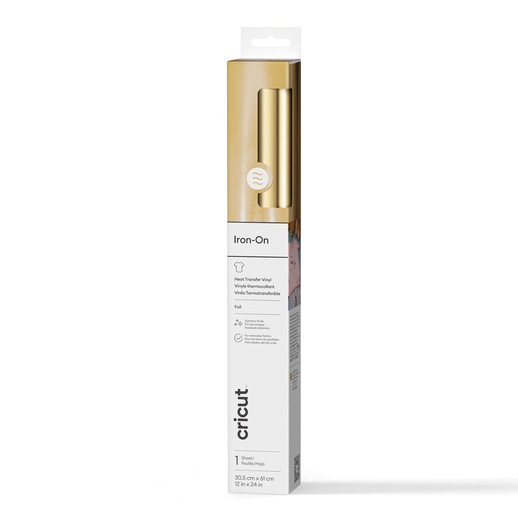 Foil Iron-On, Light Gold