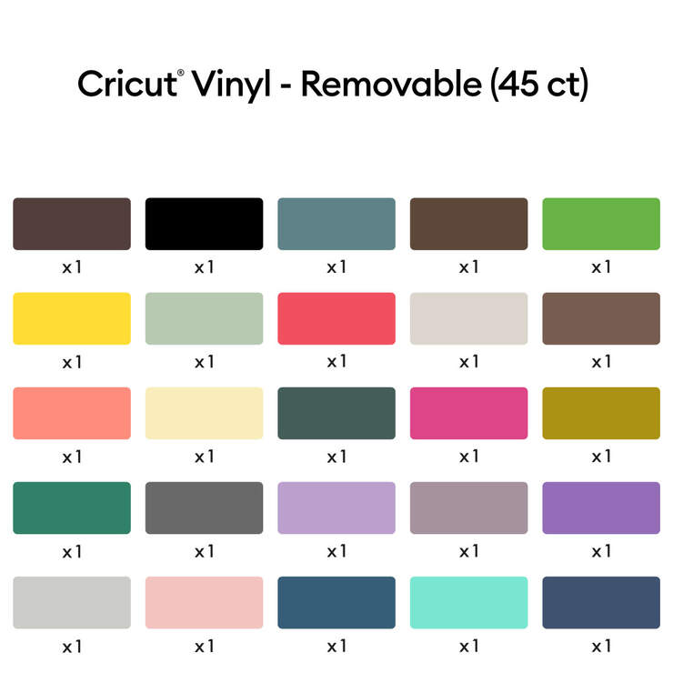 Vinyle, collection Everything - Amovible (45 unités)