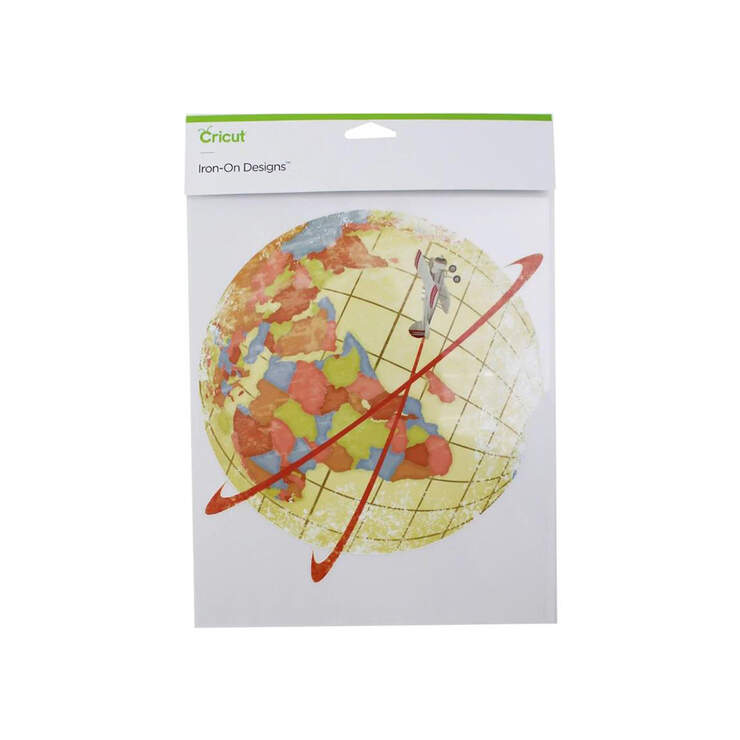 Iron-On Designs™, Globe Sepia (LG) Iron-On Designs™, Globe Sepia (LG)