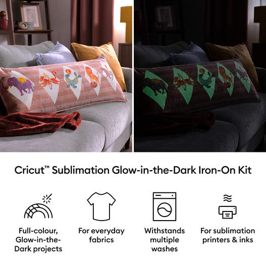 Sublimation Glow-in-the-Dark Iron-On Kit &ndash; A4 (4 ct)