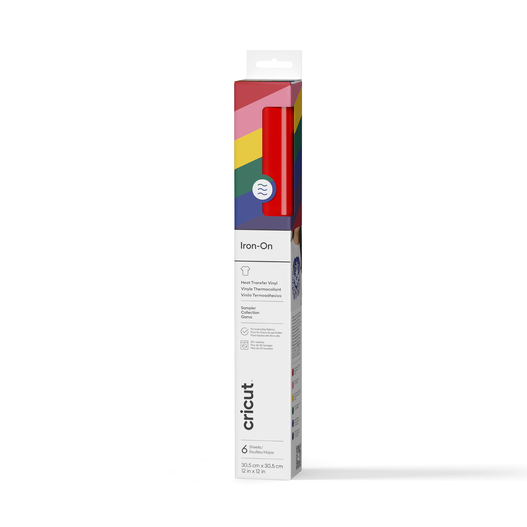 Iron-On, Regenbogen-Musterset (6 Stk.)
