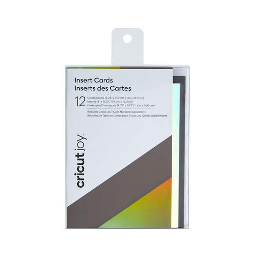 Cricut Joy™-Einlegekarten, Grau/Silber, holografisch