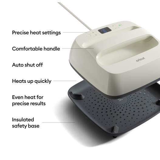 Cricut EasyPress&trade; SE &ndash; 22,5 x 22,5 cm (9 x 9 Zoll)