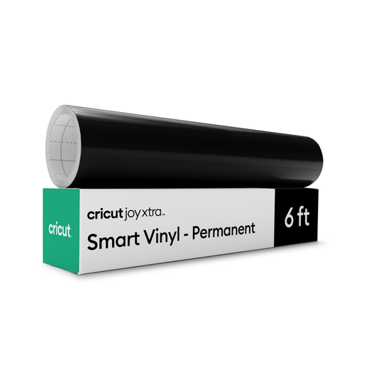 Cricut Joy Xtra™ Smart Vinyl™ – permanentes Vinyl ohne Schneidematte (1,8 m / 6 Fuß), Schwarz