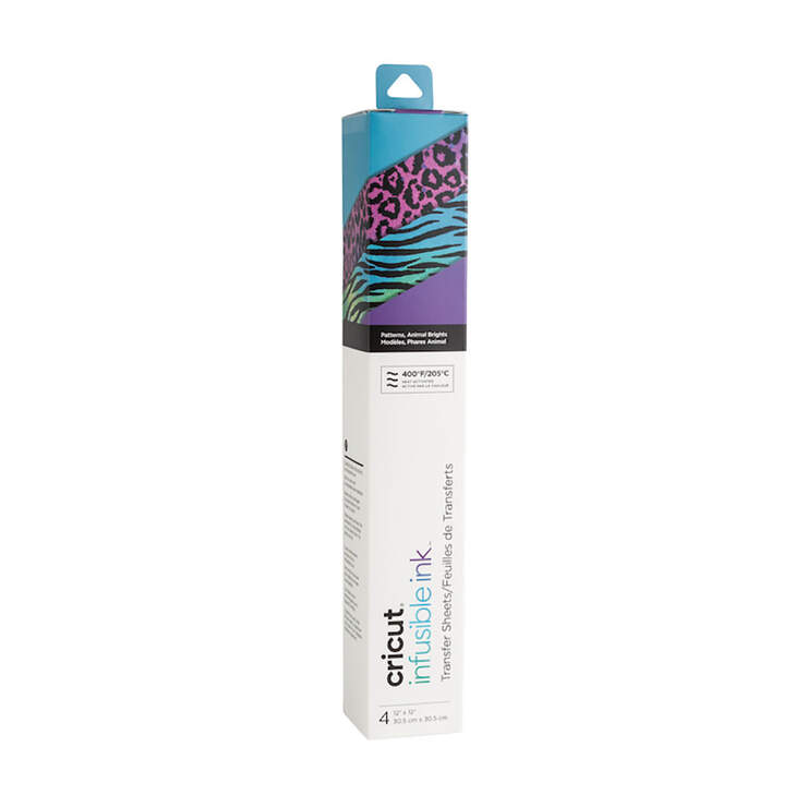 Feuilles de transfert Infusible Ink™ à motifs, Animaux aux couleurs vives Feuilles de transfert Infusible Ink™ à motifs, Animaux aux couleurs vives