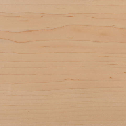 Natürliches Holzfurnier 30,5 × 30,5 cm (12" x 12") – Kirsche