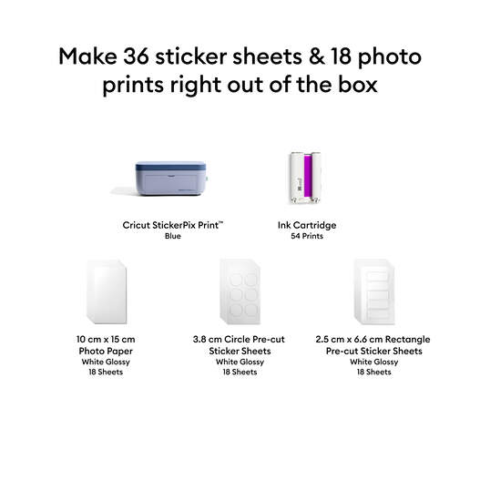 Cricut StickerPix Print&trade; Essential Bundle
