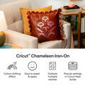 Chameleon Iron-On (30,48 cm x 60,96 cm), Red to Orange