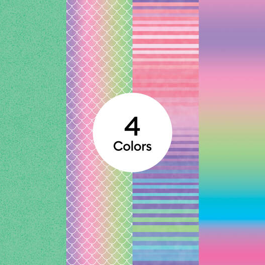 Patterned Infusible Ink&trade; Transfer Sheets, Mermaid Sampler