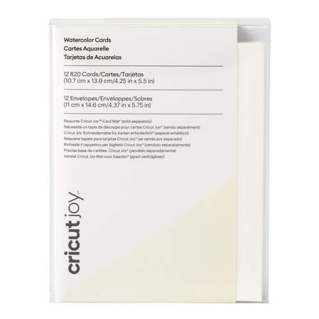 Cartes aquarelle Cricut Joy™ – R20 (12 unités) Cartes aquarelle Cricut Joy™ – R20 (12 unités)