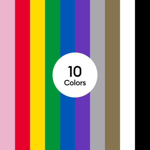 Vinyle économique collection Rainbow (0,3 m / 12 po) (10 pièces) Vinyle économique collection Rainbow (0,3 m / 12 po) (10 pièces)