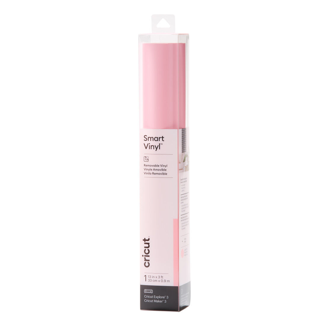 Smart Vinyl – Ablösbar (0,9 M / 3 Fuß) | Light Pink