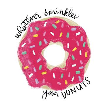 Iron-On Designs™, Sprinkles Your Donut (LG)
