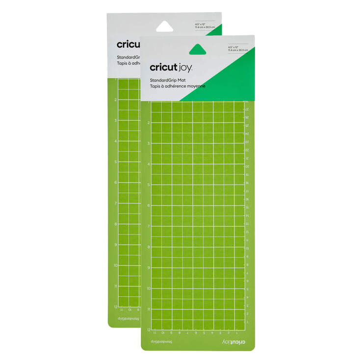 Cricut Joy™ StandardGrip-Schneidematte, 11,4 cm x 30,5 cm (4,5 Zoll x 12 Zoll) (2 Stk.) Cricut Joy™ StandardGrip-Schneidematte, 11,4 cm x 30,5 cm (4,5 Zoll x 12 Zoll) (2 Stk.)