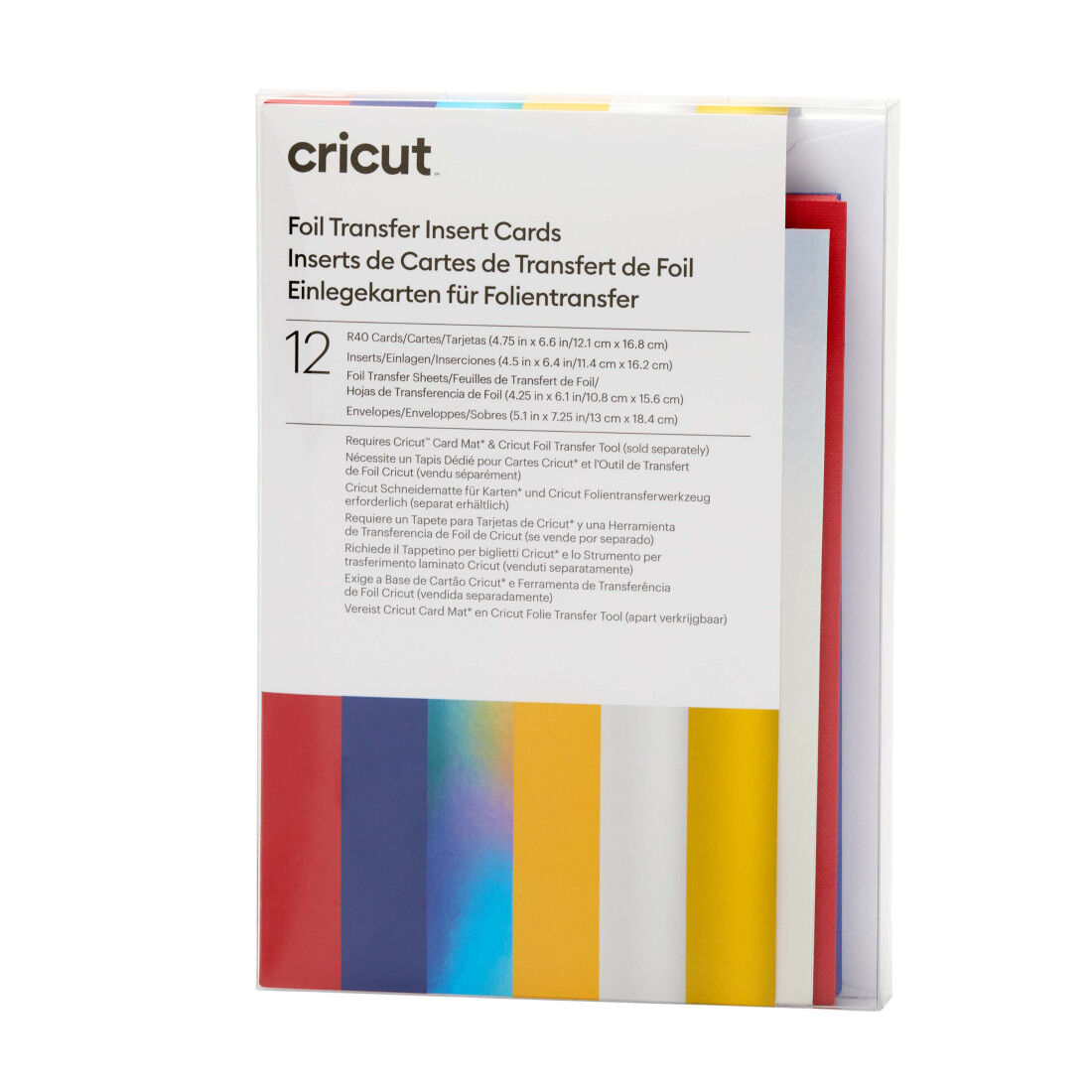 Cricut™ Foil Transfer Insert Cards | Celebration Sampler | R40 | 12 Count