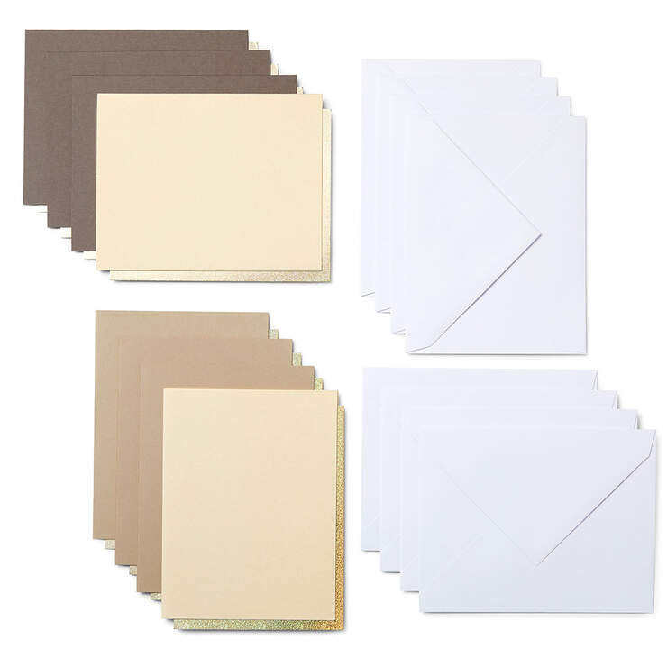 Cricut Joy™ Cutaway Cards, Neutrals Sampler Cricut Joy™ Cutaway Cards, Neutrals Sampler