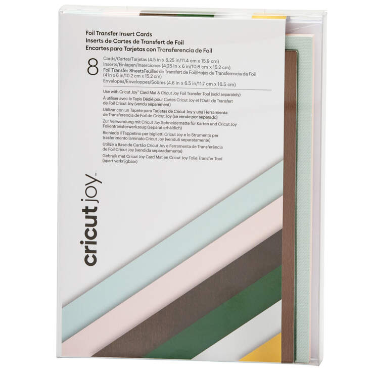 Cricut Joy™ Foil Transfer Insert Cards, Forest Grove Sampler - A6 Cricut Joy™ Foil Transfer Insert Cards, Forest Grove Sampler - A6