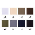 &Eacute;cusson thermocollant, couleurs unies neutres &ndash; 10,2 cm x 15,2 cm (4 po x 6 po) (16 unit&eacute;s)