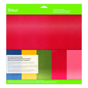 Perlmuttpapier-Sampler, kräftige Farben