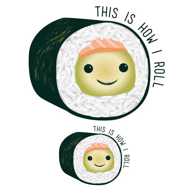 Iron-On Designs™, Sushi (LG) Iron-On Designs™, Sushi (LG)